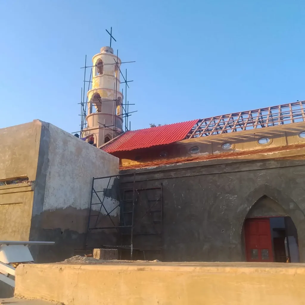 Gobernación del Zulia avanza en la restauración del templo parroquial Nuestra Señora de Lourdes en Isla de Toas